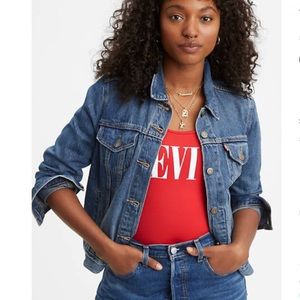 Levi’s Distressed Trucker Jacket - Size Large